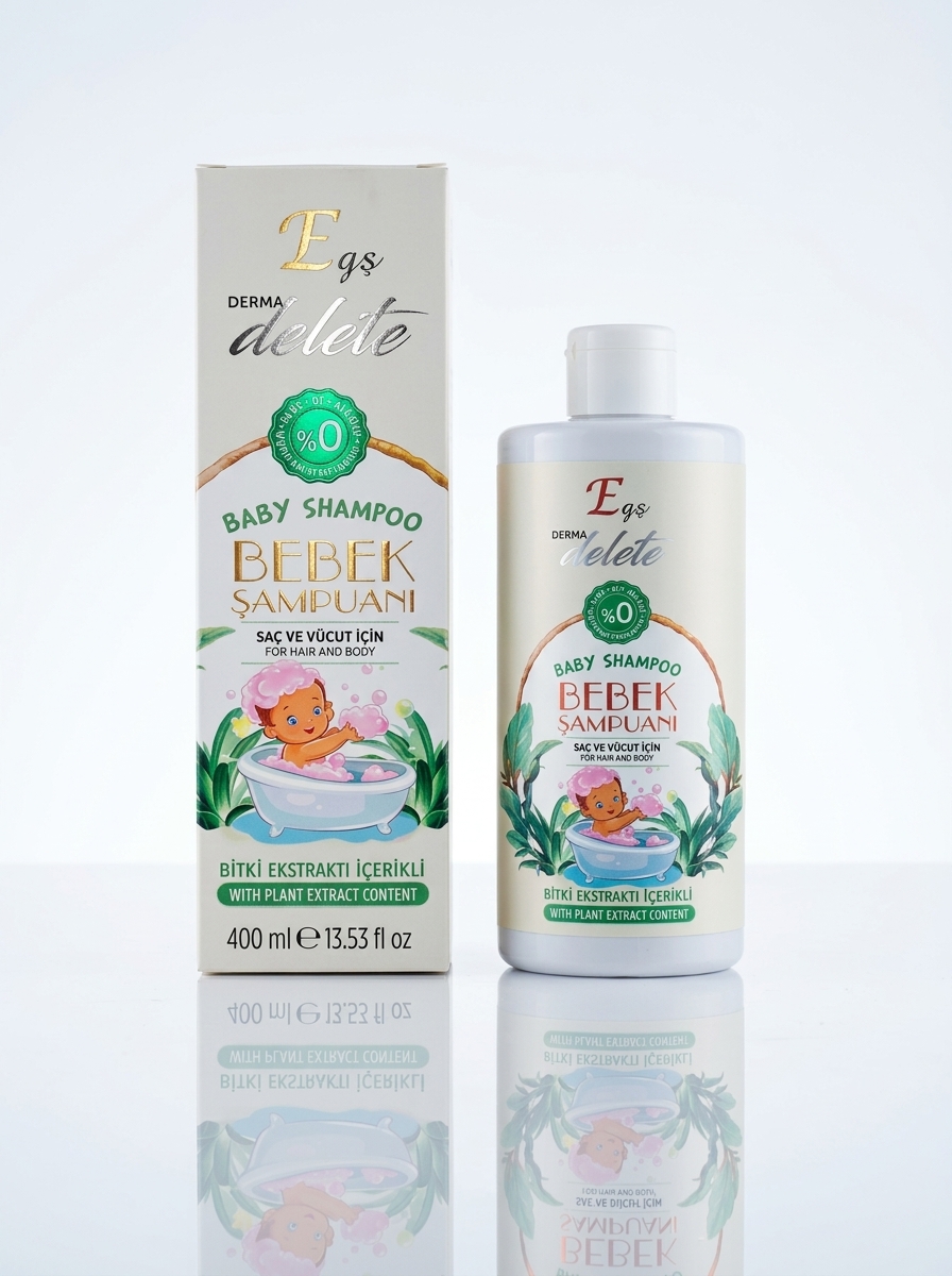 DERMADELETE DOĞAL BEBEK ŞAMPUANI 400ML