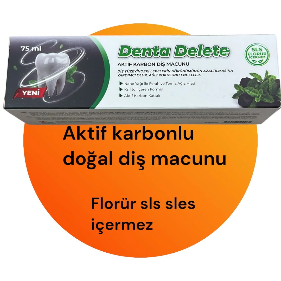 DENTA DELETE AKTİF KARBONLU DOĞAL DİŞ MACUNU