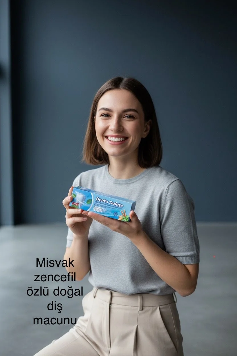 DENTA DELETE DOĞAL MİSVAK ZENCEFİL ÖZLÜ DİŞ MACUNU
