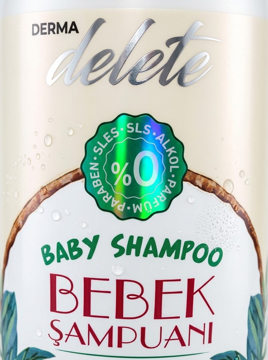 DERMADELETE DOĞAL BEBEK ŞAMPUANI 400ML